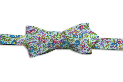 Botanical Flowers (Pointy Bow Tie)