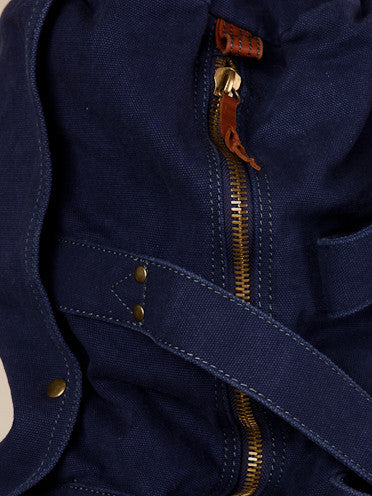 Navy Canvas Duffle Bag