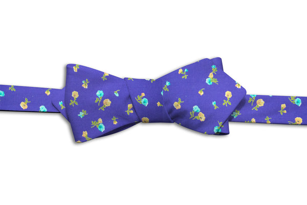 Floating Flowers (Pointy Bow Tie)