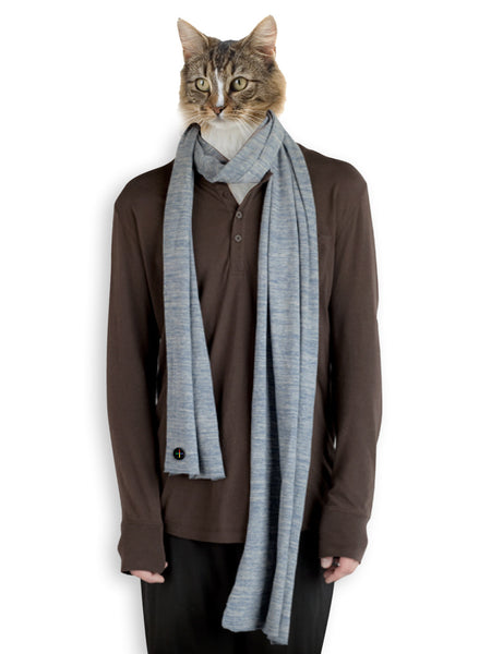 The Big Dukie Scarf Blue-ish Grey
